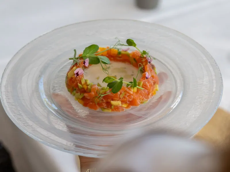Tartar de salmón